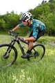 NALINI Cycling summer long sleeve jersey - AIS HILL MTB - black/green