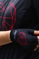 NALINI Cycling fingerless gloves - AIS LADY CIMA - black