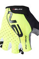 NALINI Cycling fingerless gloves - RED - yellow
