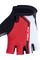 NALINI Cycling fingerless gloves - AIS SALITA  - white/red/black