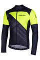 NALINI Cycling summer long sleeve jersey - AIS FATICA SUMMER - yellow/black