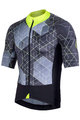 NALINI Cycling short sleeve jersey - AIS STELVIO 2.0 - black/yellow