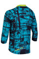 NALINI Cycling summer long sleeve jersey - AIS HILL MTB - black/green