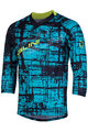 NALINI Cycling summer long sleeve jersey - AIS HILL MTB - black/green