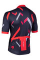 NALINI Cycling short sleeve jersey - AIS DISCESA 2.0 - black/red