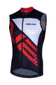 NALINI Cycling sleeveless jersey - AIS VOLATA 2.0 - black/red