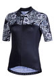 NALINI Cycling short sleeve jersey - AIS MODERNA 2.0 LADY - grey/black