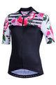 NALINI Cycling short sleeve jersey - AIS MODERNA 2.0 LADY - pink/black