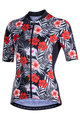 NALINI Cycling short sleeve jersey - AIS MODERNA 2.0 LADY - black/red