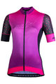 NALINI Cycling short sleeve jersey - AIS STILOSA 2.0 LADY - purple/black/pink