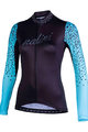 NALINI Cycling winter long sleeve jersey - AIS LW 2.0 LADY SMR - black/blue