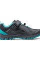 NORTHWAVE Cycling shoes - ESCAPE EVO LADY - black/turquoise