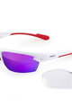 Cycling sunglasses - P4.WR - red/white
