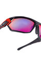 Cycling sunglasses - X4.BLOCKHAUS - black/red