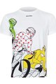 NU. BY HOLOKOLO Cycling short sleeve t-shirt - LE TOUR COLOURS - white/multicolour