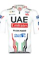 PISSEI Cycling short sleeve jersey - UAE TEAM EMIRATES OFFICIAL 2024 - white/red/black