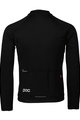 POC Cycling winter long sleeve jersey - THERMAL LITE  - black