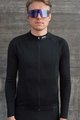 POC Cycling winter long sleeve jersey - THERMAL LITE  - black