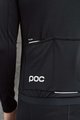 POC Cycling winter long sleeve jersey - THERMAL LITE  - black