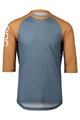 POC Cycling short sleeve jersey - MTB PURE 3/4 - orange/blue