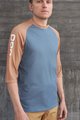 POC Cycling short sleeve jersey - MTB PURE 3/4 - orange/blue