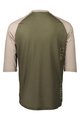 POC Cycling short sleeve jersey - MTB PURE 3/4  - green/beige