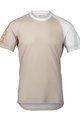 POC Cycling short sleeve jersey - MTB PURE - beige/white