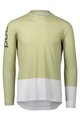 POC Cycling summer long sleeve jersey - MTB PURE - green/white