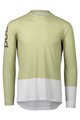 POC Cycling summer long sleeve jersey - MTB PURE - green/white