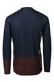 POC Cycling summer long sleeve jersey - MTB PURE - bordeaux/blue