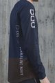 POC Cycling summer long sleeve jersey - MTB PURE - bordeaux/blue