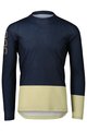 POC Cycling summer long sleeve jersey - MTB PURE - green/blue