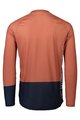 POC Cycling summer long sleeve jersey - MTB PURE - orange/blue