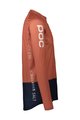 POC Cycling summer long sleeve jersey - MTB PURE - orange/blue