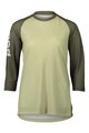 POC Cycling short sleeve jersey - MTB PURE 3/4 LADY - green/light green