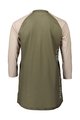 POC Cycling short sleeve jersey - MTB PURE 3/4 LADY - beige/green