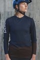 POC Cycling summer long sleeve jersey - MTB PURE LADY - brown/blue