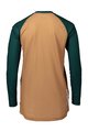 POC Cycling summer long sleeve jersey - MTB PURE LADY - green/brown