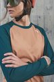 POC Cycling summer long sleeve jersey - MTB PURE LADY - green/brown