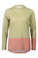 POC Cycling summer long sleeve jersey - MTB PURE LADY - beige/pink