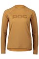 POC Cycling summer long sleeve jersey - REFORM ENDURO LADY - brown