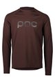 POC Cycling summer long sleeve jersey - REFORM ENDURO - brown