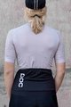 POC Cycling short sleeve jersey - ESSENTIAL ROAD LADY - black/beige