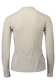 POC Cycling summer long sleeve jersey - ESSENTIAL ROAD LADY - grey