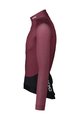 POC Cycling summer long sleeve jersey - ESSSENTIAL ROAD - black/bordeaux