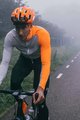 POC Cycling winter long sleeve jersey - ESSENTIAL ROAD MID - black/orange/grey