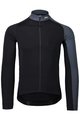 POC Cycling winter long sleeve jersey - ESSENTIAL ROAD MID - black/grey