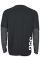 POC Cycling summer long sleeve jersey - RESISTANCE DH - black/grey