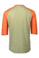POC Cycling short sleeve jersey - MTB PURE 3/4 - green/orange