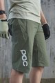 POC Cycling shorts without bib - ESSENTIAL ENDURO - green